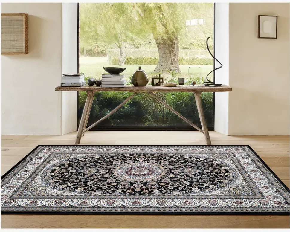 Tæppe Leonardo sort 133x195 cm