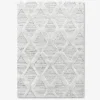 Tæppe Pisa lysgrå/hvid 160 x 230 cm