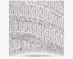 Tæppe Sahara sølvfarvet 140 x 200 cm