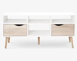 Tv Bord Delta Hvid/Eg