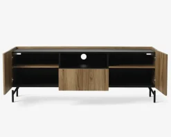 Tv-bord Bergen Catania Eg/Sort