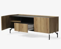 Tv-bord Bergen Catania Eg/Sort