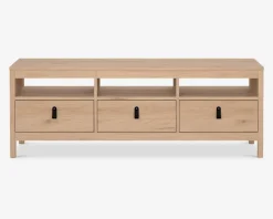 Tv-bord Madrid lys eg m/3 skuffer