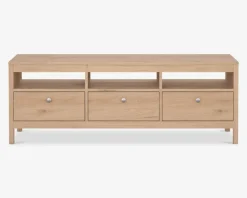 Tv-bord Madrid lys eg m/3 skuffer