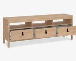 Tv-bord Madrid lys eg m/3 skuffer