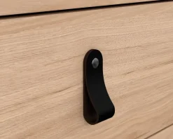 Tv-bord Madrid lys eg m/3 skuffer