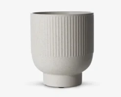 Urtepotteskjuler sæt river cream H.17+22 cm