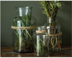 Vase flaske rund Ø.10xH.20 cm