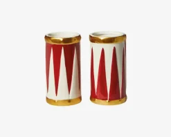 Vase/Lysestage Tromme Ass. H.10cm