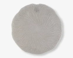 Vægdekoration sandsten hvid Ø.50 cm