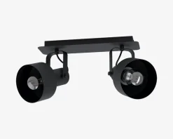 Væglampe Casibare 2 Sort