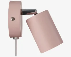 Væglampe Explore støvet rosa