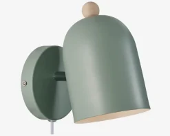 Væglampe Gaston støvet grøn