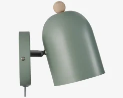 Væglampe Gaston støvet grøn