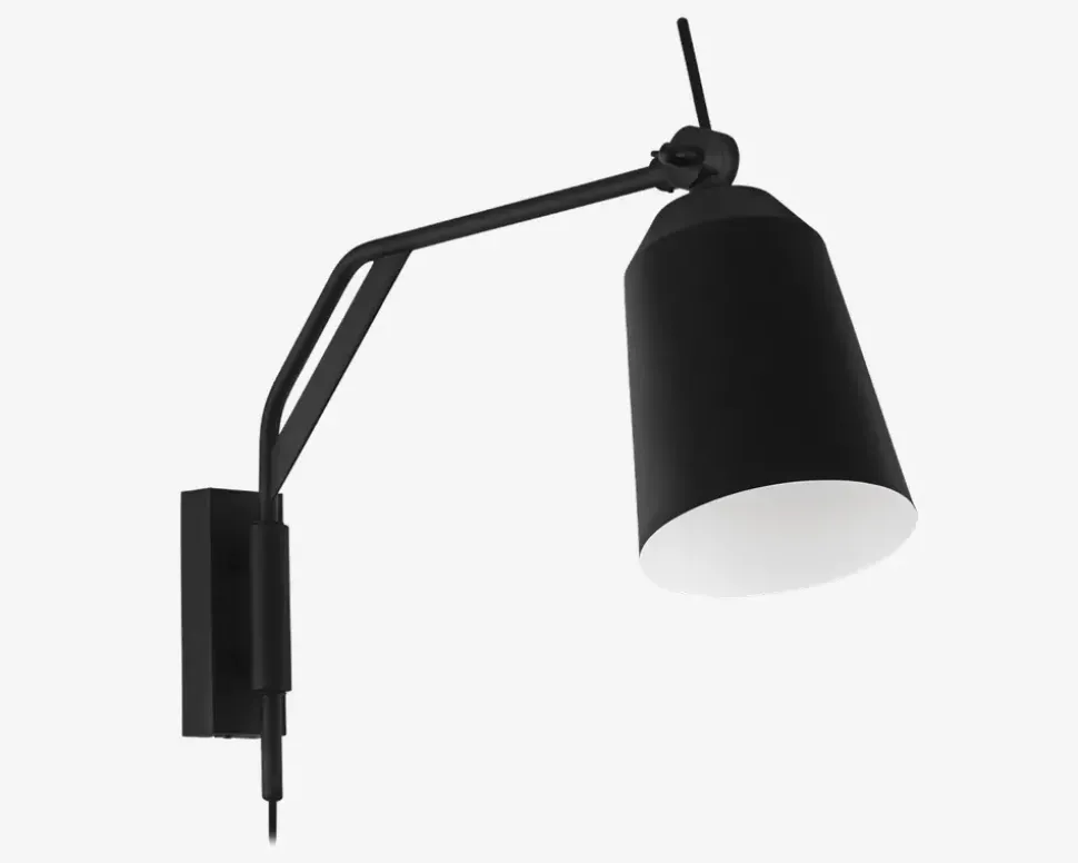 Væglampe Loreto Sort D.56cm