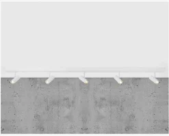 Væg-/loftlampe Omari 5 Hvid