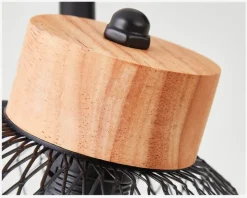 Vægspot Thuy Sort/Natur