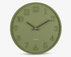 Vægur Calma grøn Ø.30 cm