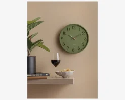 Vægur Calma grøn Ø.30 cm