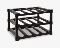 Vinreol sort 39x30x12 cm