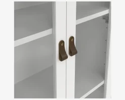 Vitrine Madrid hvid med 3 skuffer