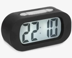 Vækkeur silikone sort H.7 cm