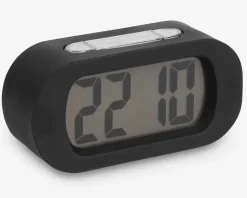 Vækkeur silikone sort H.7 cm