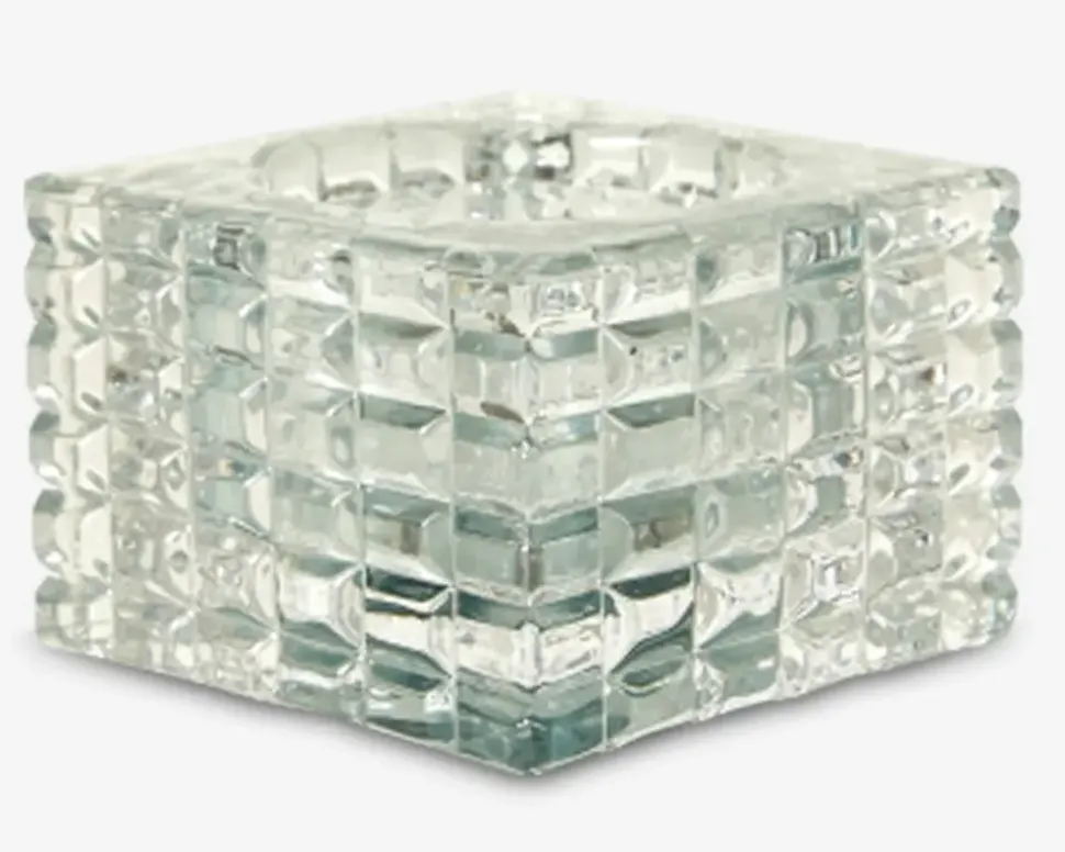 Zoe fyrfadsstage aqua H.5 cm