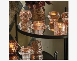 Zoe fyrfadsstage rose H.5 cm